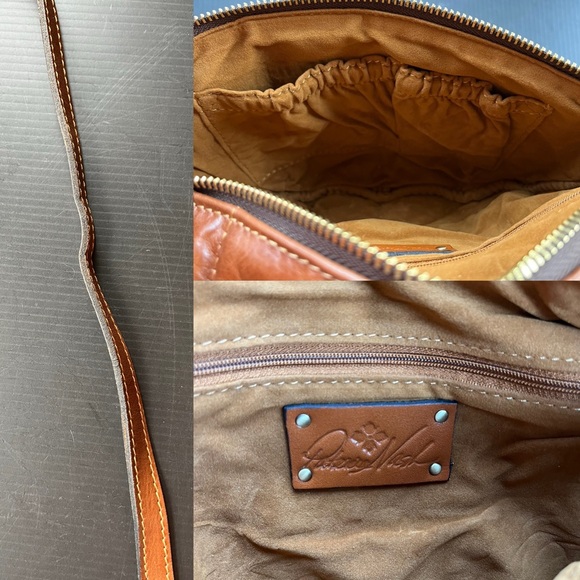 PATRICIA NASH TINCHI BELT BAG CROSSBODY LEATHER TAGS INTACT BRUSHED BRASS - Picture 13 of 15